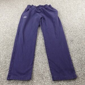 Under Armour Pants Mens L Blue Warm Up Drawstring Jogger Sweatpants Gym Workout